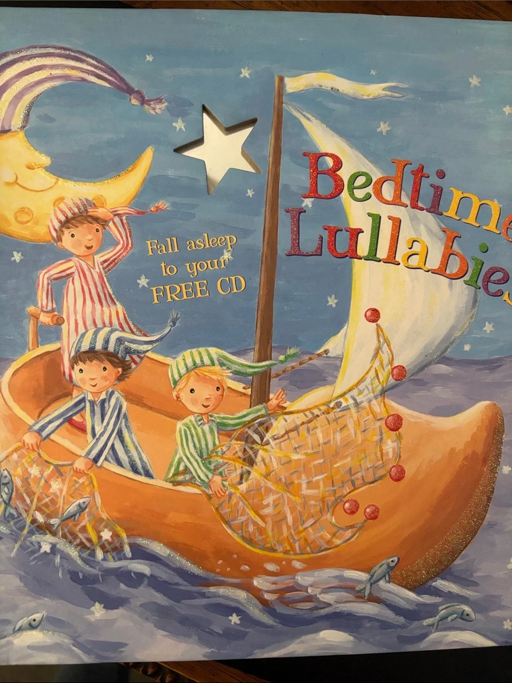 Bedtime Lullabies by Nicola Baxter, which features soothing songs and a CD